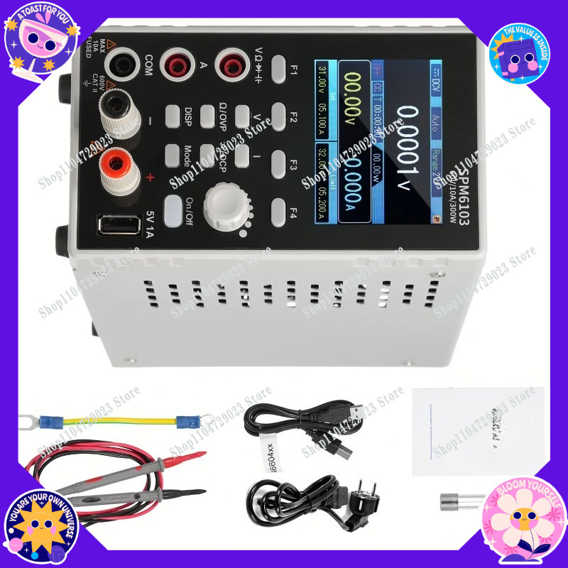 Programmable Dc Power Supply 60V 10A - SPM6103 프로그래밍 가능 실험실 전원 공급
