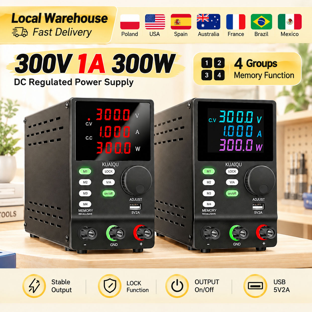 KUAIQU 300V 1A 300W DC 전원 공급 장 - Switching Dc Power Supply 300V 1A 리뷰 및 가격